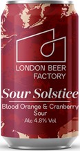 London Beer Sour Solstice Blood Orange & Cranberry 330ml